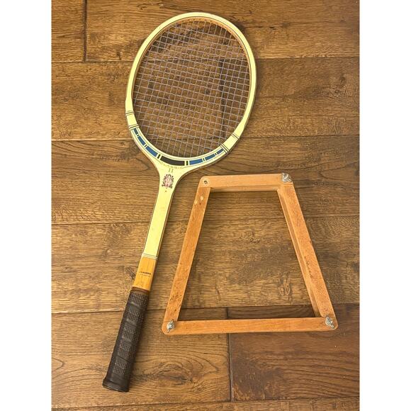 TAD Davis Classic II Clasiden Tennis Racquet Custom Made In USA 4 vintage wood - Picture 1 of 10